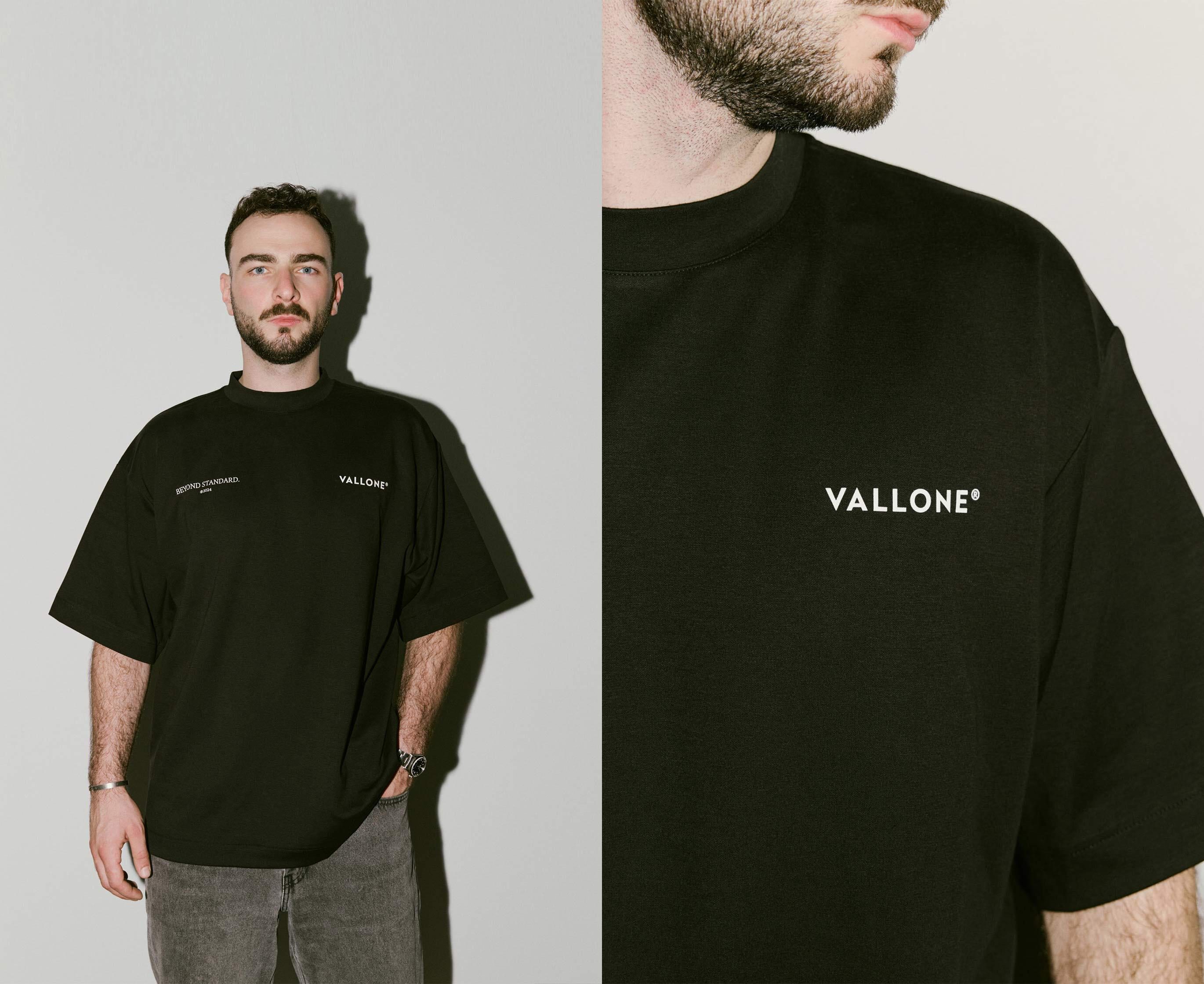 Valmon VALLONE | Black VALLONE® T-Shirt | VALLONE MERCH